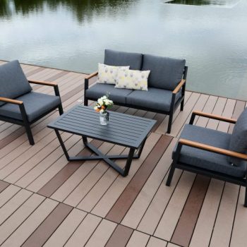 מערכת ישיבה ALMA- אפור מט