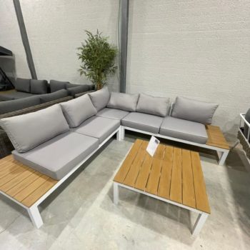 מערכת ישיבה פינתית יוקרתית שחר