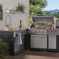 גריל גז מטבח יוקרתי מיאמי