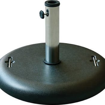 בסיס עגול לשמשיה מוט אמצע