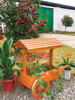 אדנית דגם עגלת רוכלים