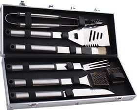 סט טיפול במנגל ארוז במזוודת אלומיניום