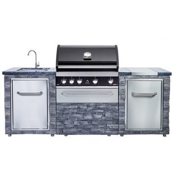 מטבח חוץ סטון איילנד בשילוב MAXIM GTI4