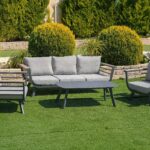 פינת אלומיניום תלת מושבית דגם “הוואי”