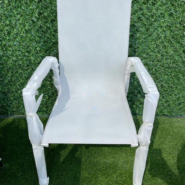כיסא אלומיניום לבן RUBI