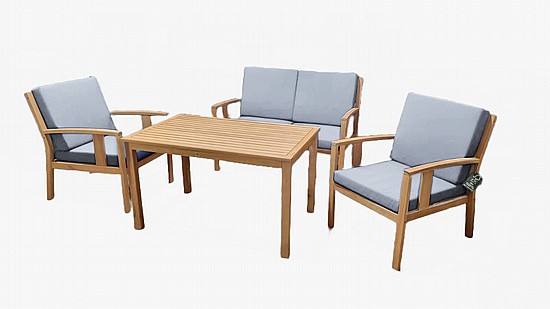 פינת ישיבה עשויה עץ דגם “זולה”