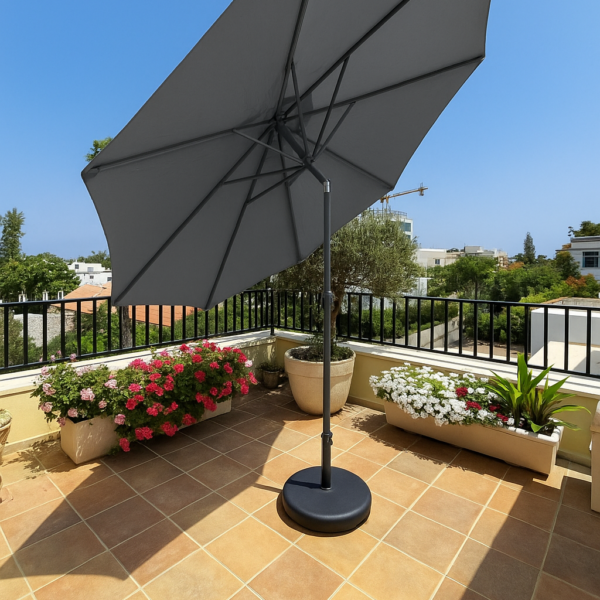 שמשית רגל אמצע עשויה אלומיניום קוטר 3 מטר