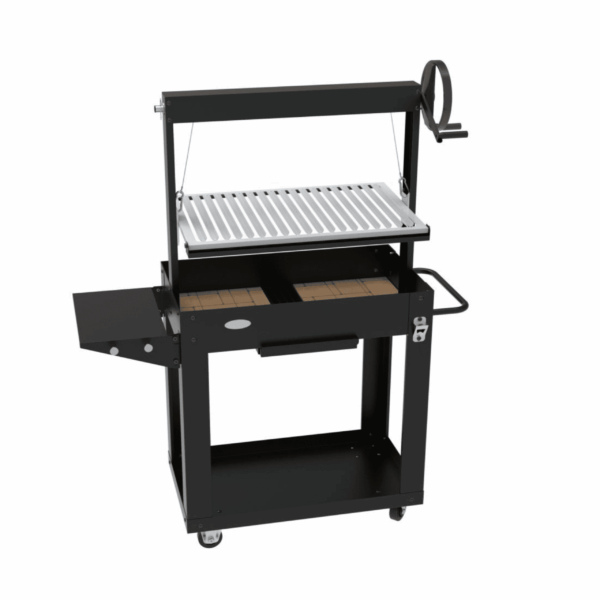 גריל מקצועי בשילוב מתקן הרמה ואבנים דגם “SANTA MARIA”