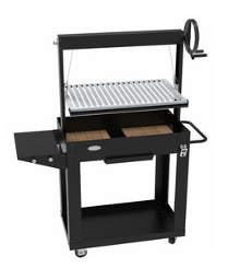 גריל מקצועי בשילוב מתקן הרמה ואבנים דגם “SANTA MARIA”