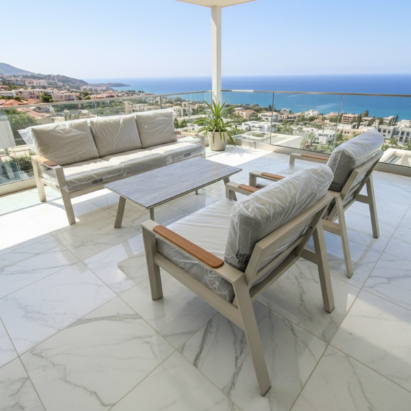 פינת ישיבה תלת מושבית יוקרתית דגם פירנצה