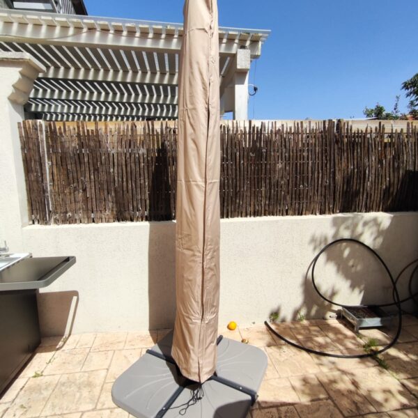 כיסוי לשמשיה רגל צד הכולל מקל הלבשה