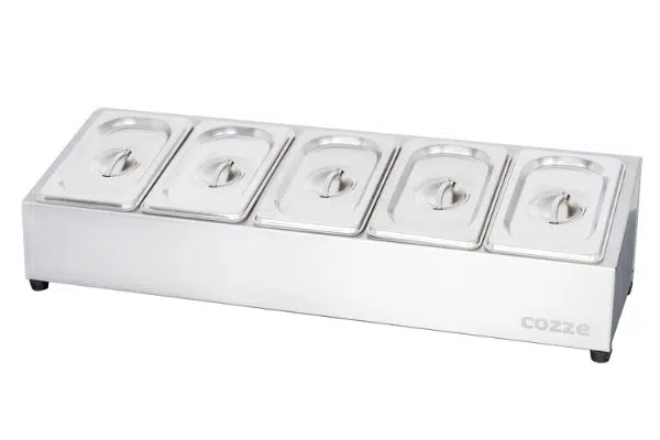 Cozze – דיספנסר תוספות לפיצה 5 תאים