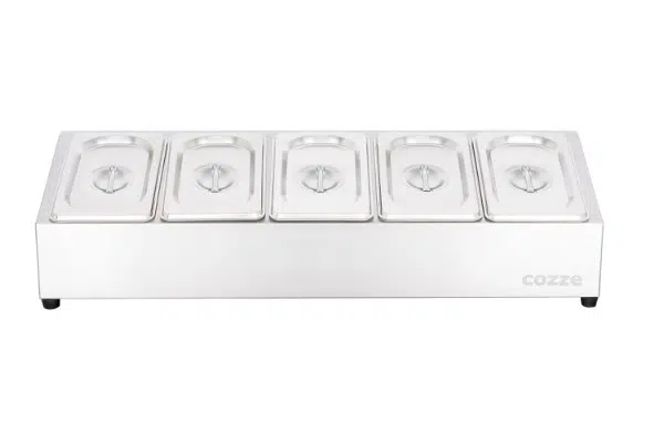 Cozze – דיספנסר תוספות לפיצה 5 תאים