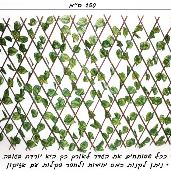 גדר עלים מתכווננת במגוון דגמים