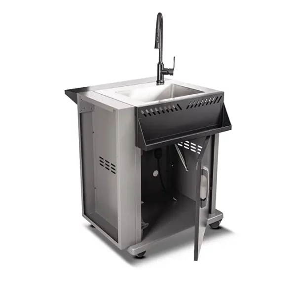 ROGUE MODULAR KITCHEN – NAPOLEON | גריל גז רוג 425 עם כירה – NAPOLEON Rouge + יחידת מקרר + יחידות כיור + יחידת אחסון